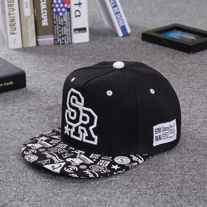 NEW Fashion Embroidery Letter SR Baseball cap Hip Hop