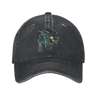 Mist Breathing Baseball Caps Peaked Cap Demon Slayer