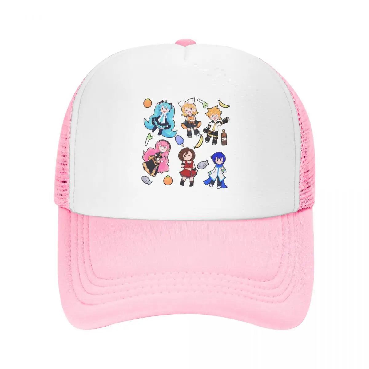 Vocaloid Chibi Chaos! Miku Cap Fashion Mesh Baseball Caps