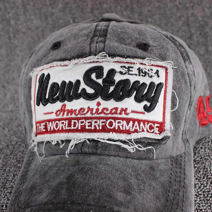 Fashion Summer Adult Men Washed Cotton Baseball Caps Outdoor Sport Caps