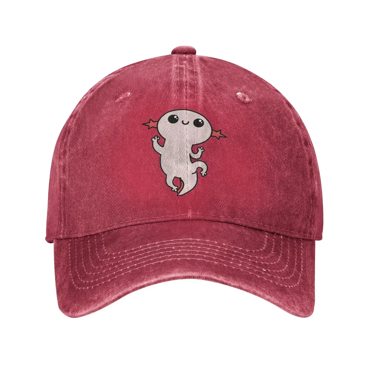 Vintage Cartoon Axolotl Baseball Caps