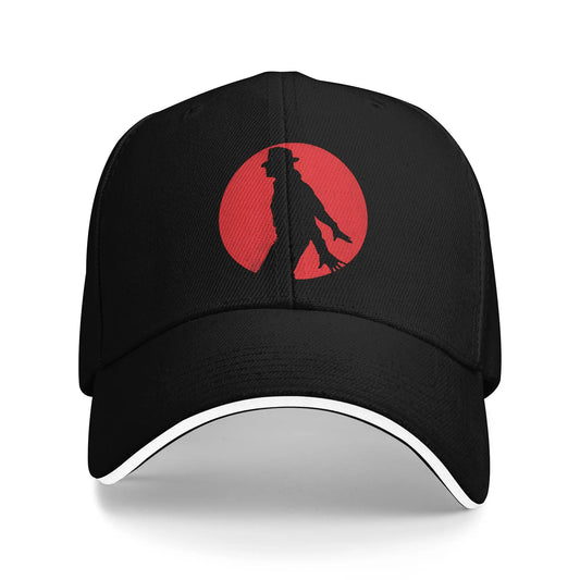 Adult MJ king of pop Silhouette Sandwich Hats Sport Baseball Caps