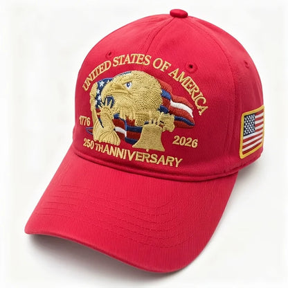 Single Unit 250th American Independence Day Tribute Cap Baseball Cap