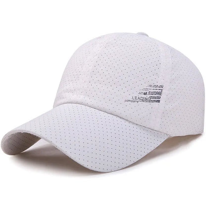 Quick Dry Baseball Cap Outdoor Sports Mesh Breathable Hat For Men