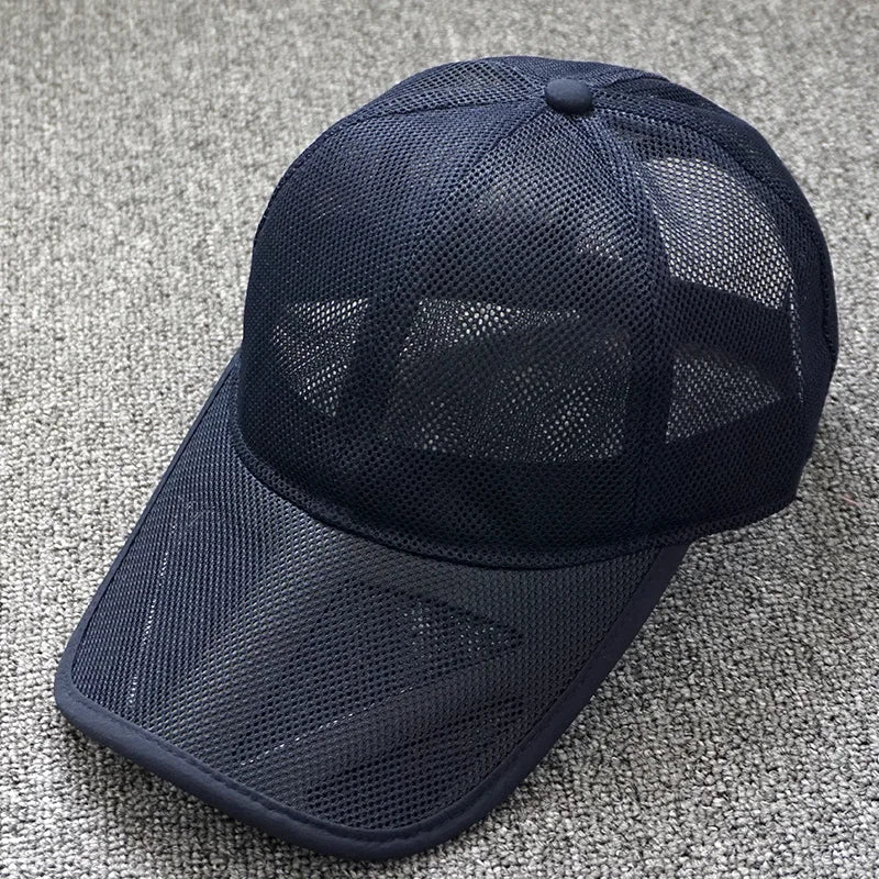 Baseball Cap Big Head Plus Size Summer Mesh Top Quality Oversize Sport Snapback Hat