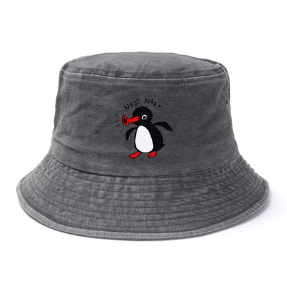 Summer Penguin Bucket Hat Reversible Bob
