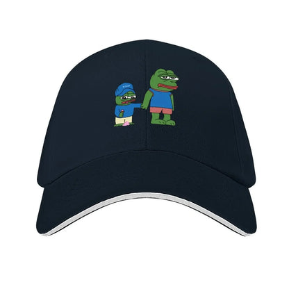 PepeTheFrog and Pepe The Helper Brother Apu Baseball Cap