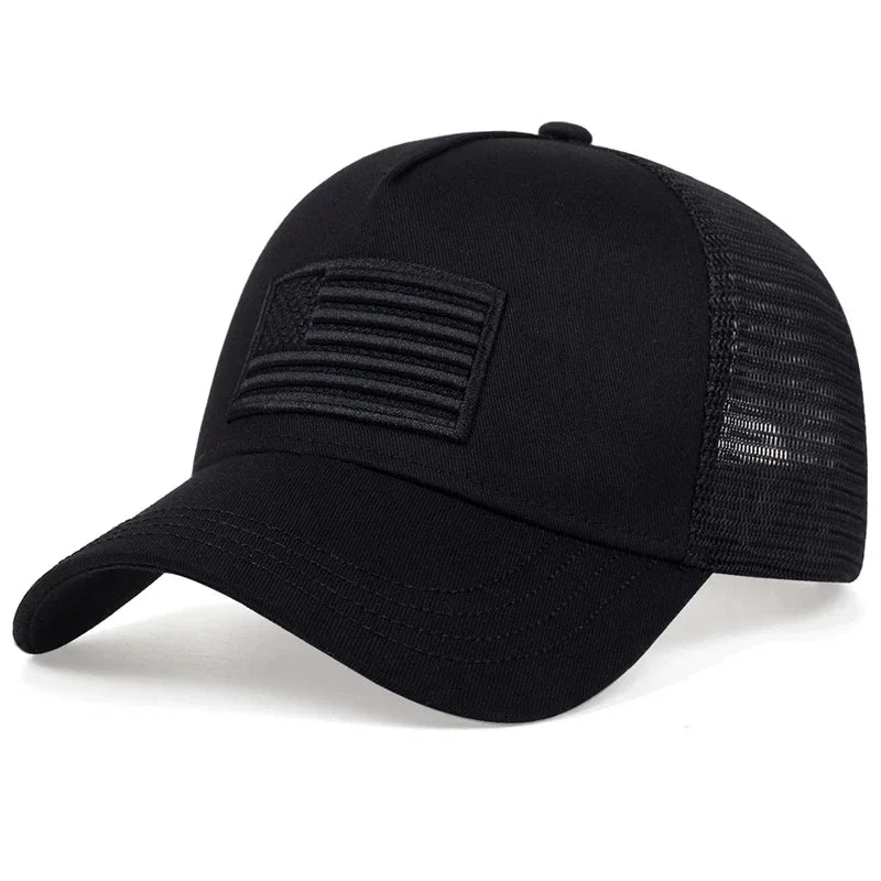 USA Flag Mesh Baseball Cap