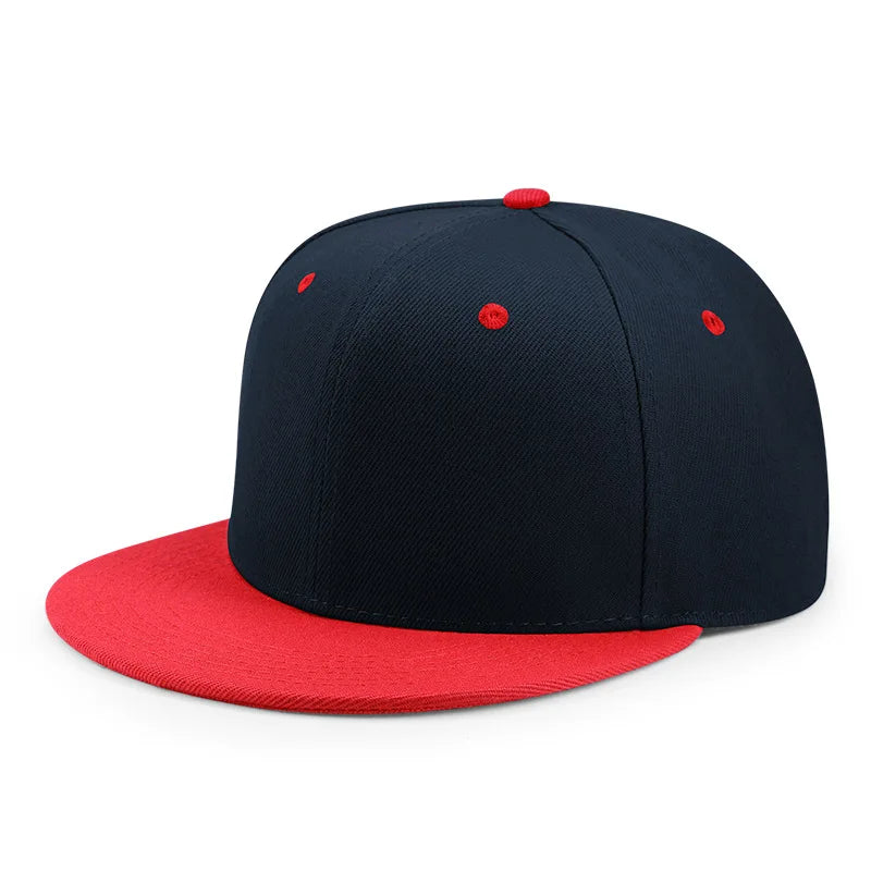 Wholesale 40 Colors Flat Peak Snapback Caps Lady Fashion