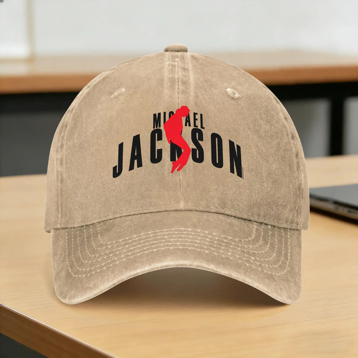 King of Pop M-Michael J-Jackson MJ Washed Baseball Cap