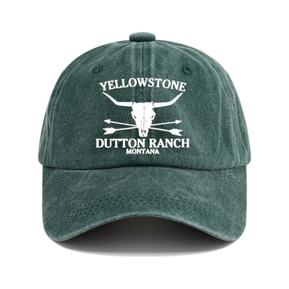 Retro Western Cowboy Hat - YELLOWSTONE DUTTON Ranch Baseball Cap For Both Men Women