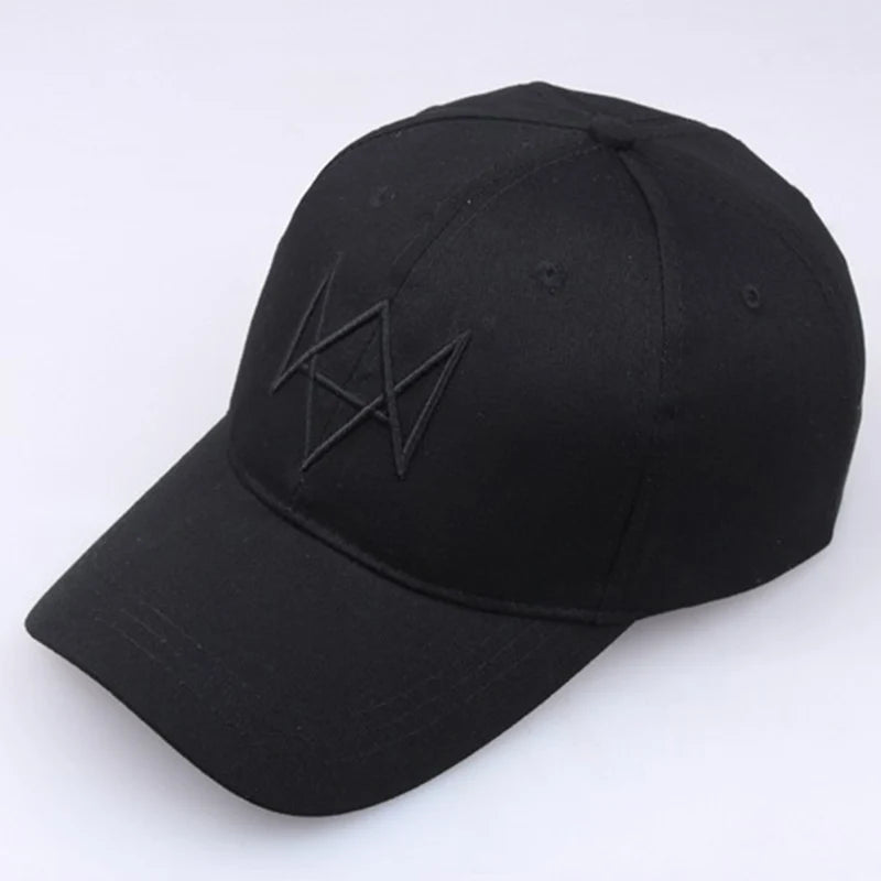 Men Women Hip Hop Cap Game Watch Dog Baseball Cap Cosplay
