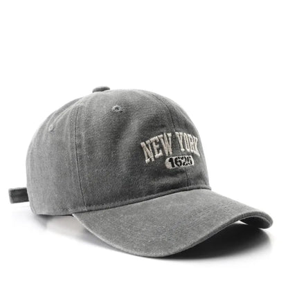 Retro New York Embroidery Baseball Caps for Men Women Vintage