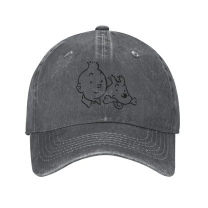 Captain Haddock & Snowy Baseball Cap