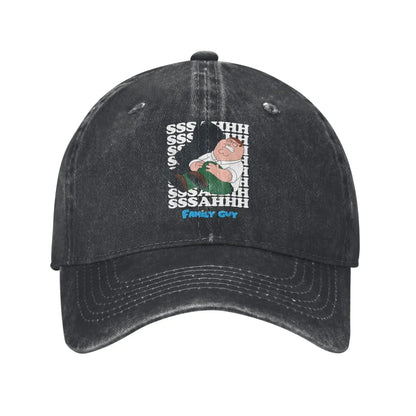 aFamilies Cartoon Don't Go To Bed Angry Bedtime Stewie Baseball Cap