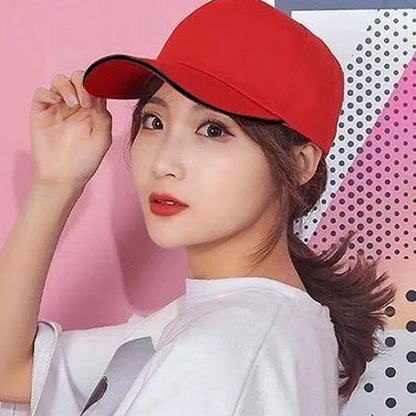 Summer Baseball Cap Solid Cotton Sun Hat Samurai Print