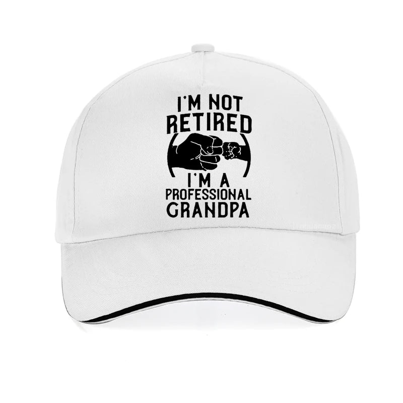 I'm Not Retired I'm A Professional Grandpa Funny Baseball Cap