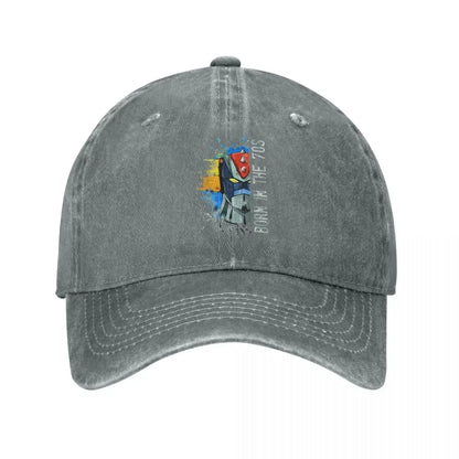 Hip Hop Wash UFO Robot Grandizer Goldrake 70s Anime Goldorak Vegan Baseball Caps