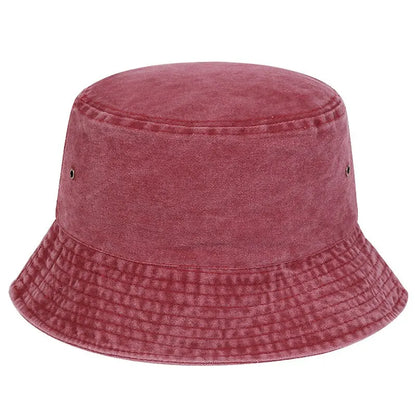 Unisex Solid Color Personality Bucket Hats Fishermen Caps