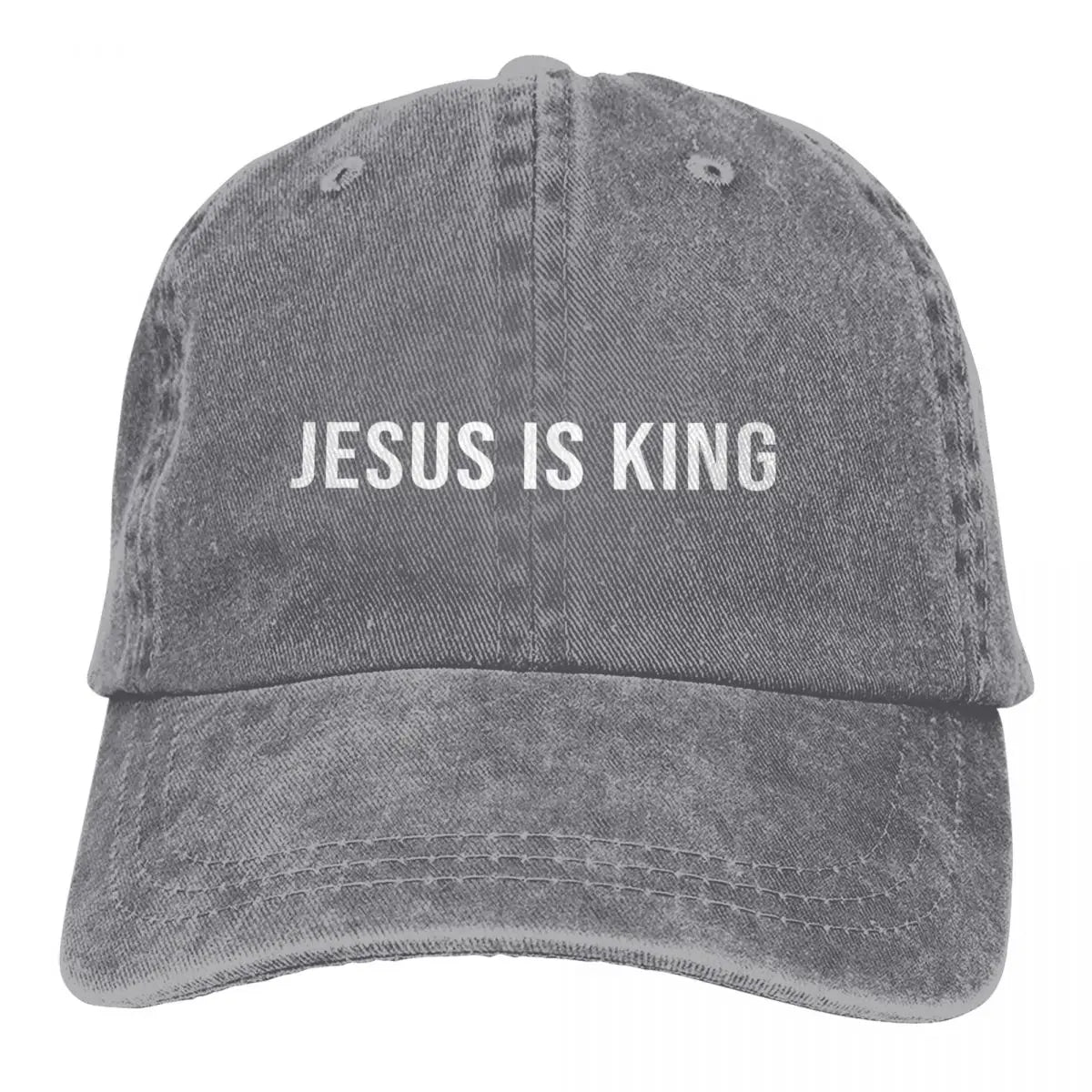 King Baseball Cap Visor Protection Snapback Jesus God Cross Caps