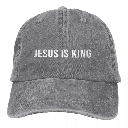 King Baseball Cap Visor Protection Snapback Jesus God Cross Caps
