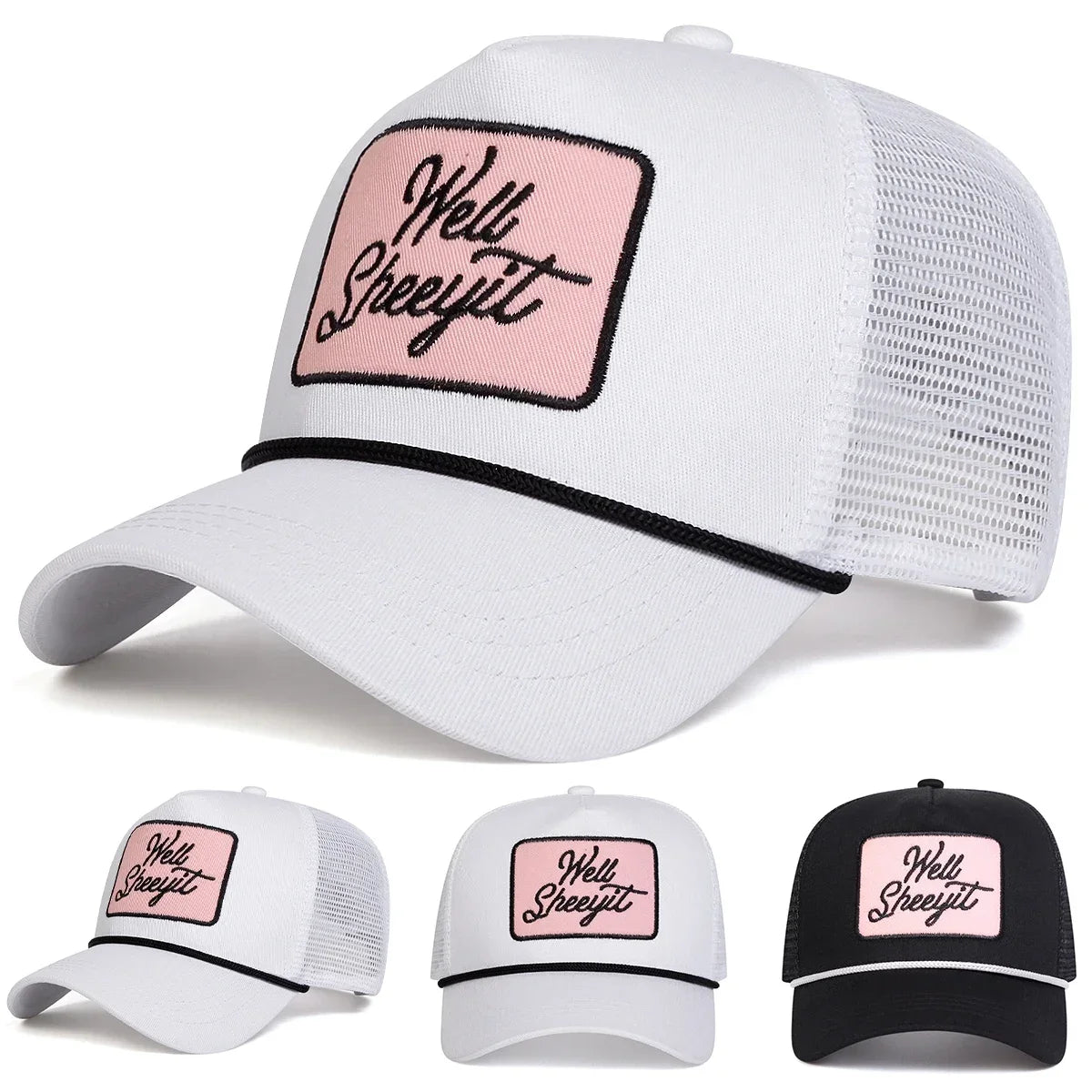 Unisex WELL SHEEYIT Embroidery Baseball Caps