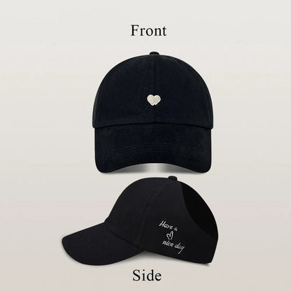 Children Sun Hat Girls Ponytail Duckbill Hats Kids Empty Top Baseball Cap