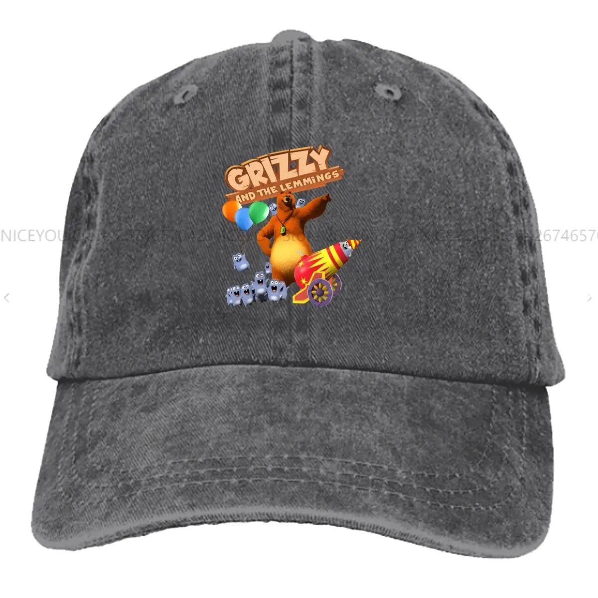 Grizzy and the Lemmings Baseball Cap