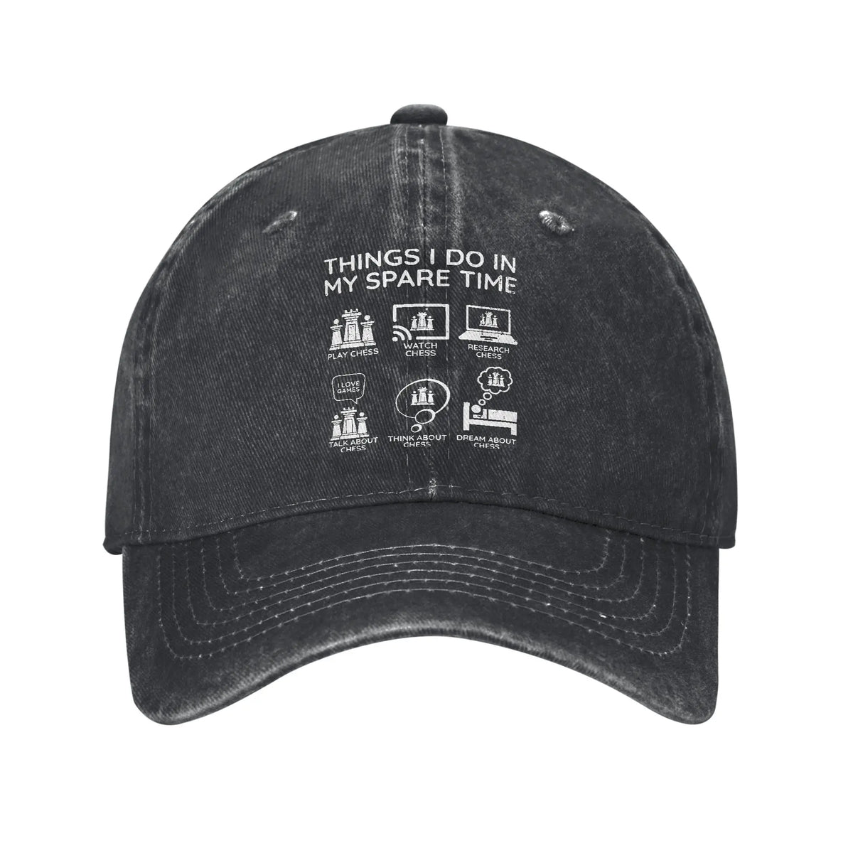 Things I Do in My Spare Time Chicken Lover Baseball Cap