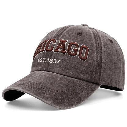 New Letter CHICAGO Baseball Cap Men Women