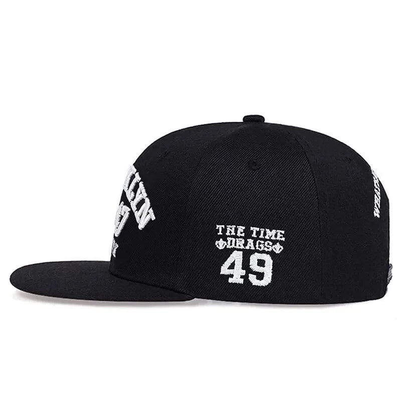 1947 Embroidery Snapback Hat Adult Hip Hop Caps Outdoor Sports Sun Hats