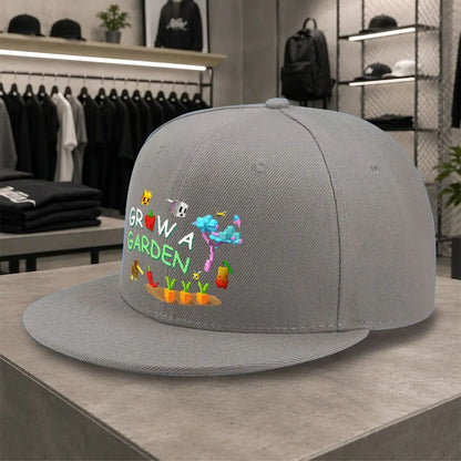 GROW A GARDEN Pixel Style Unisex All-Match Snapback Cap