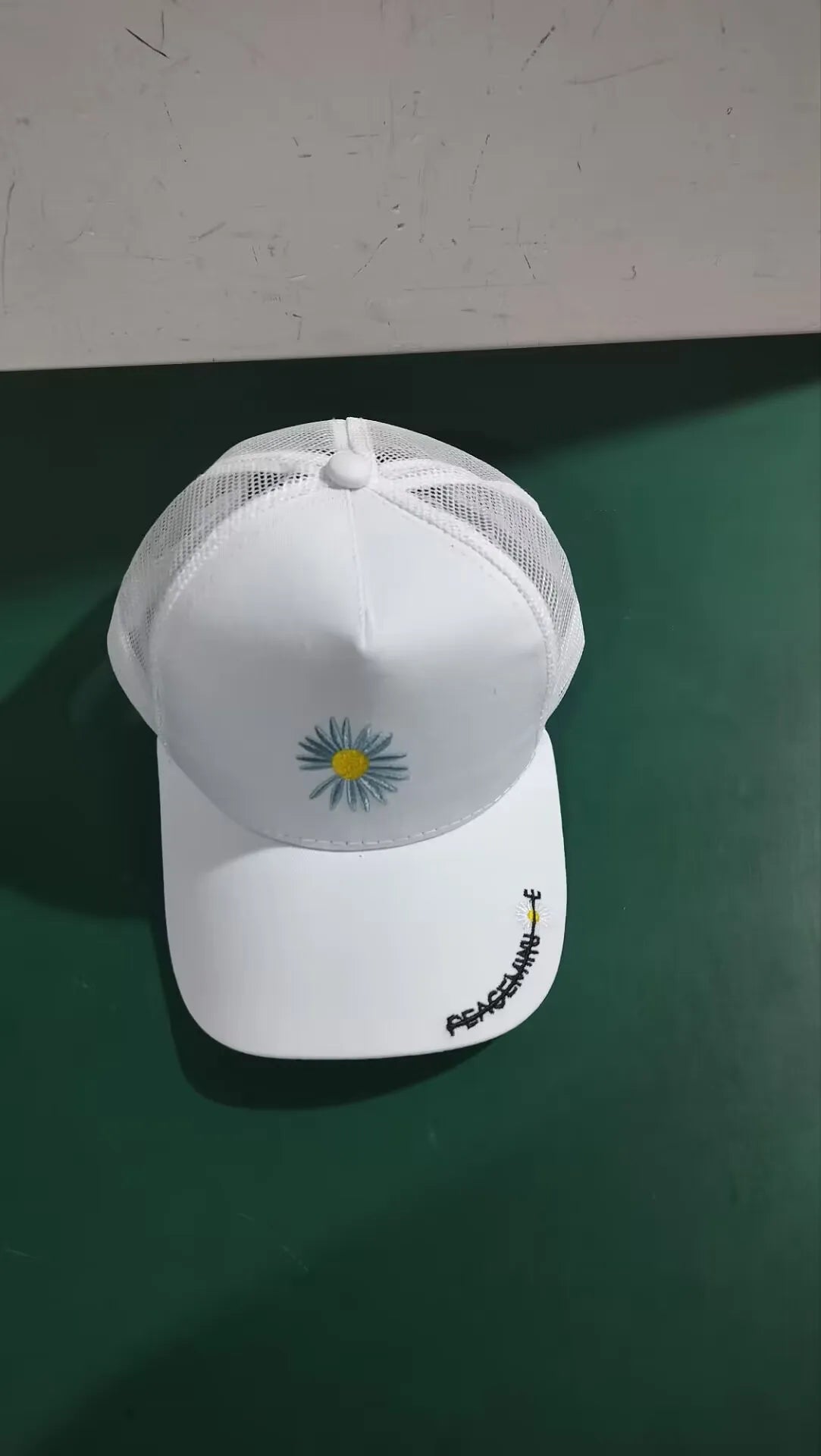 Summer Women Men Flower Embroidered Baseball Cap