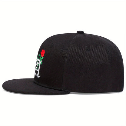 Unisex LA Rose Embroidery Hip-hop Hats Fashion
