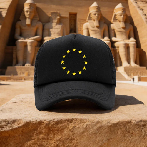 Unisex European Union Print Mesh Baseball Cap