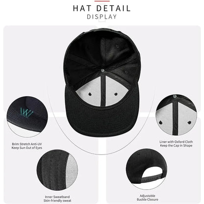 Mandev Skull Chef Cooking Skull Unisex Snapback Caps