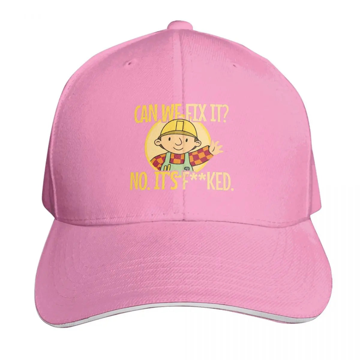 Bob The Builder Can We Fix It Repair Man Cap Fashion Casual Baseball Caps
