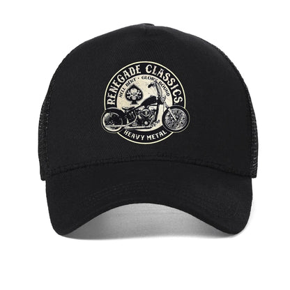 Vintage Glory Bounds Motorcycle USA Heavy Metal Baseball Cap
