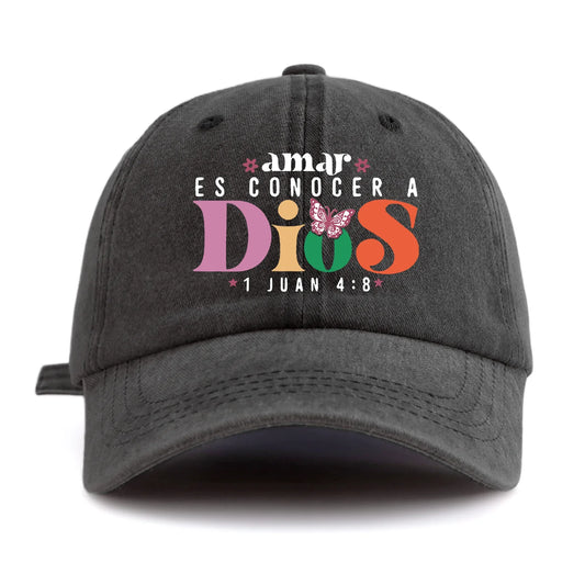 DIOS Print Washed Baseball Cap For Adults