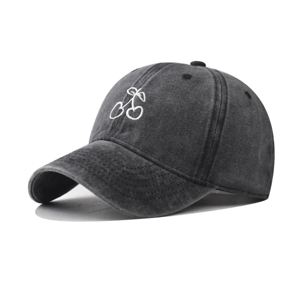 Retro Embroidered Embroidery Baseball Cap Animals Peaked Cap Canvas Baseball Hat