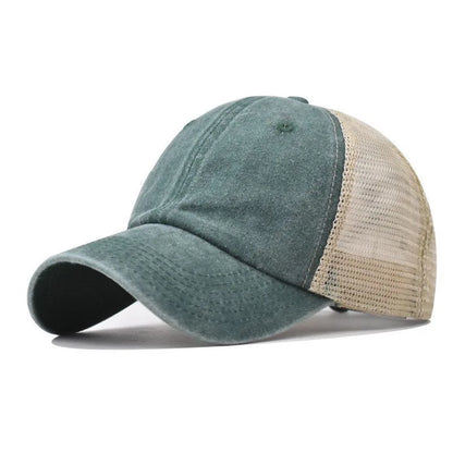 Mesh Hats for Men and Women Beach Worn Baseball Caps