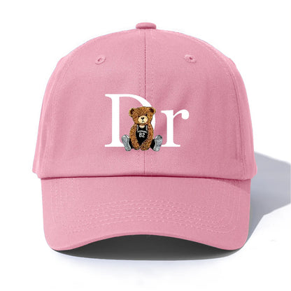 DrBear Print Baseball Cap For Adults