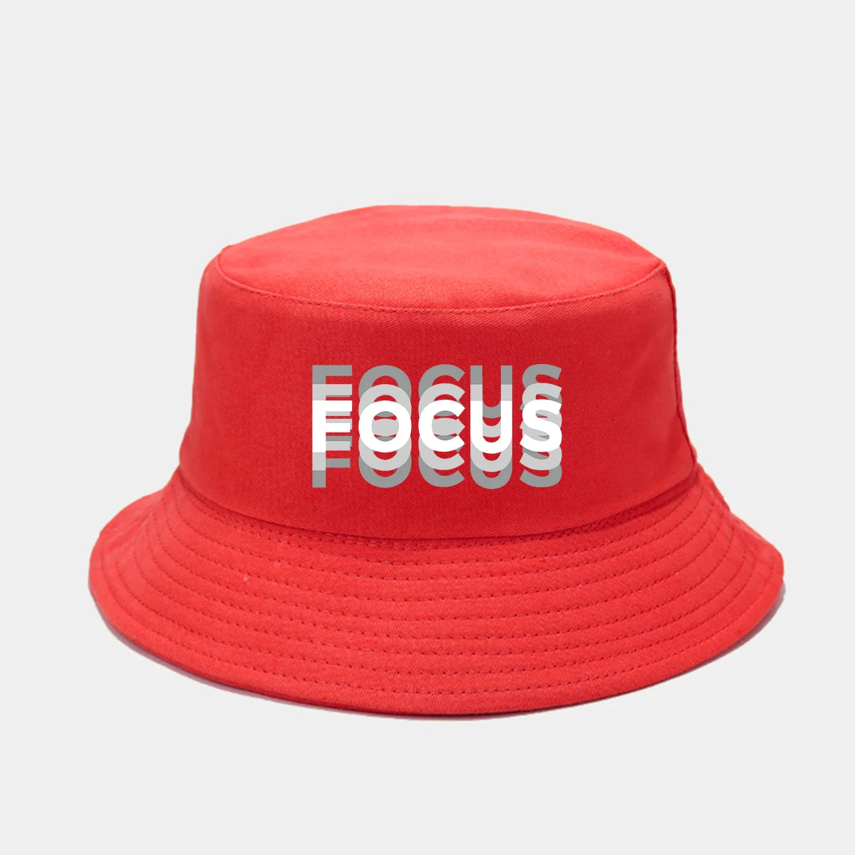 "FOCUS" Fashionable Printed Fisherman Hat Bucket Hat For Men Women