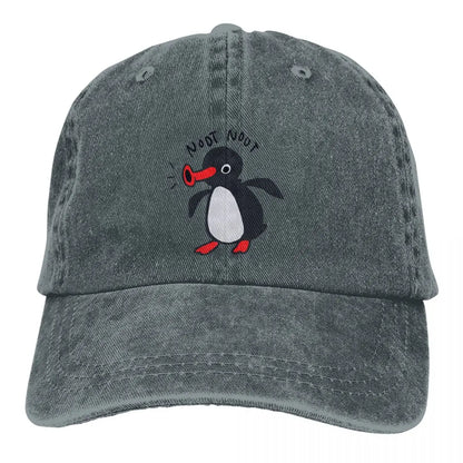 Noot Baseball Cap Men Hats Women Visor Pingu Pinga Penguin TV Caps