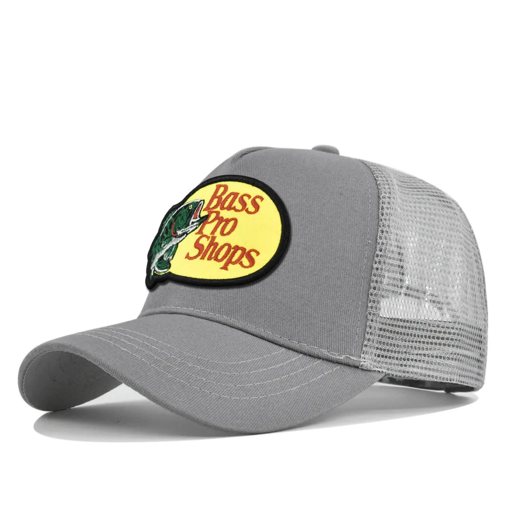 Bass Football Baseball Caps