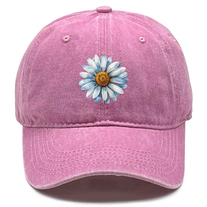 Flower Print Snapback Baseball Cap Flower Hat