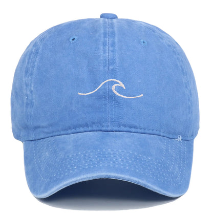 New Fashion Embroidered Ripple Wave Baseball Cap