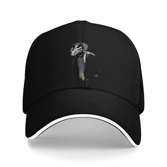 MJ King Of Pop Retro 90s Sandwich Cap Baseball Cap