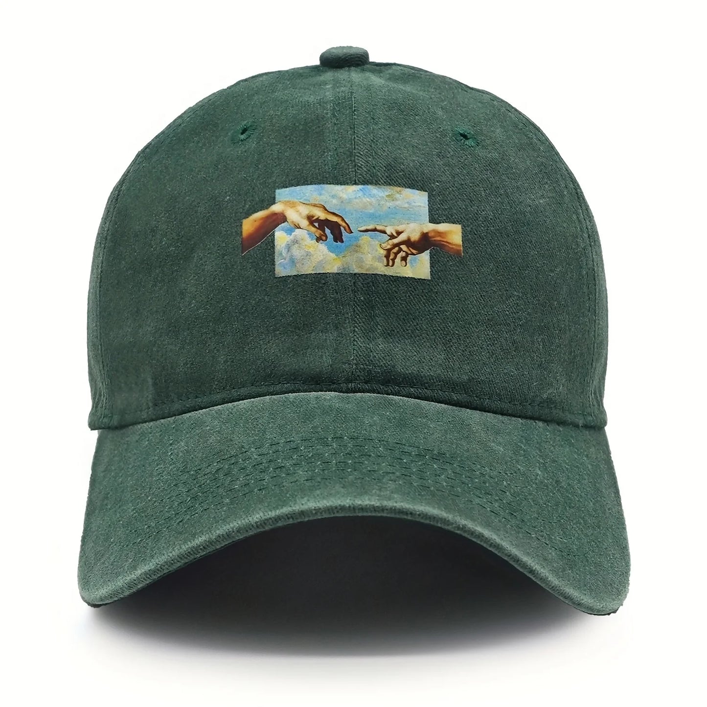 Vintage Printed Baseball Cap For Both Men And Women