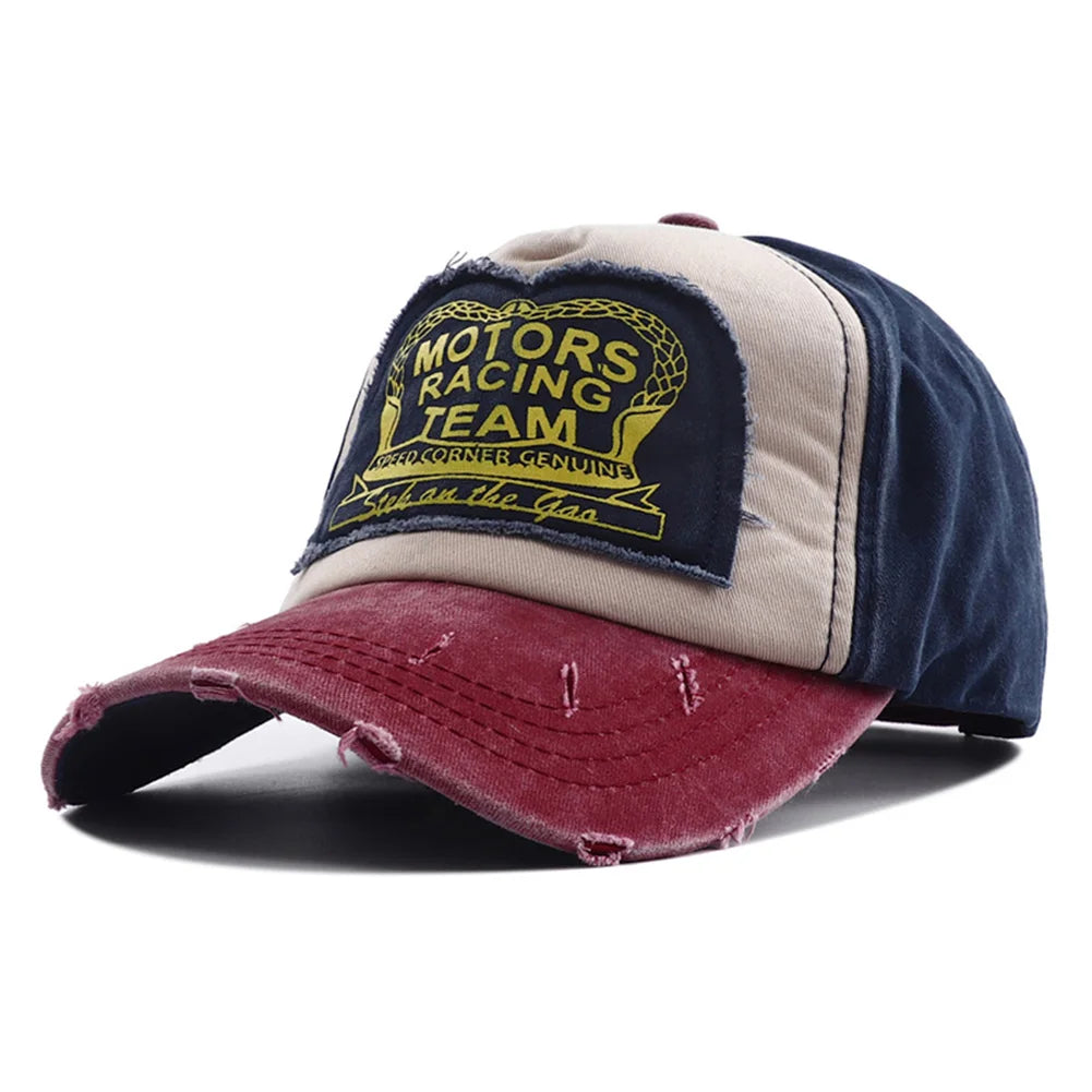 2025 New Casual Letter Print 5 Panel Baseball Cap